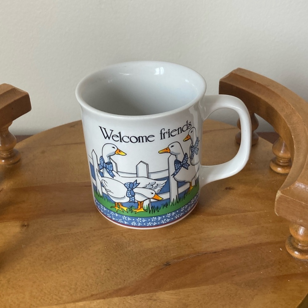 Vintage geese mug